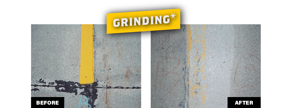 Dustless Blasting For Line Stripe Removal